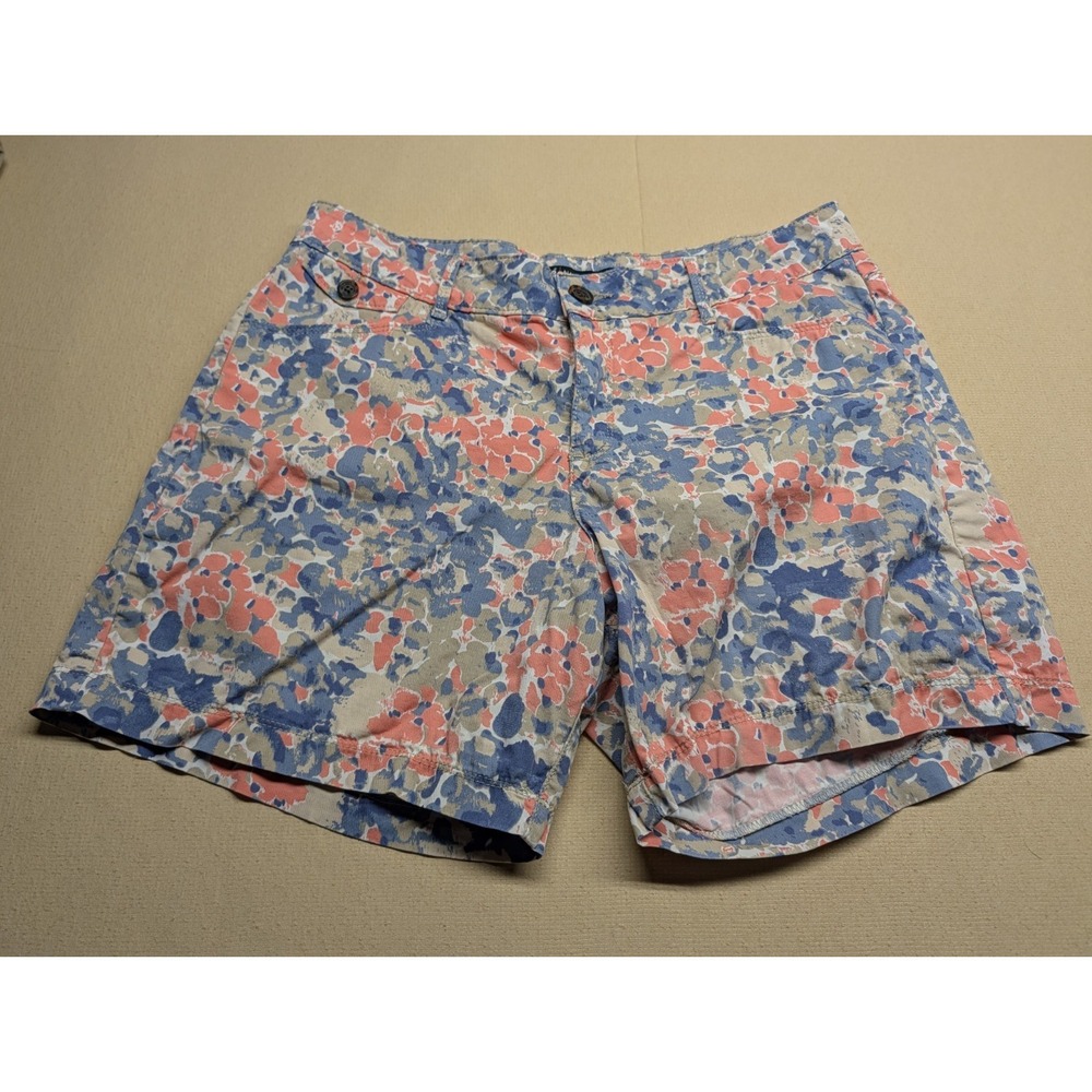 Lee Natural Fit Women's Shorts Size Large Floral 1889 Cotton‎ Blend Inseam 6"